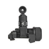 【 E&C 製 】 20mmレール 対応 Knights Armament KAC 600M フォールディング リアサイト レプリカ 上下左右ゼロイン可能 亜鉛合金製