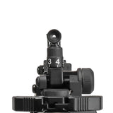 【 E&C 製 】 20mmレール 対応 Knights Armament KAC 600M フォールディング リアサイト レプリカ 上下左右ゼロイン可能 亜鉛合金製