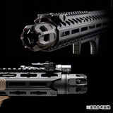 【 E&C 製 】14mm 逆ネジ対応 SI KING COMP コンペンセイター & OPPRESSOR ブラストシールド レプリカ セット QDシステム ブラストダイバータ アルミ合金製