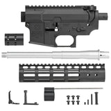 【 E&C 製 】電動ガン M4シリーズ対応 NOVESKE N4 DEVGRU メタル コンバージョンキット レプリカ (フレーム、ハンドガード、アウターバレル、ガスブロック) 300BLK 特殊部隊仕様