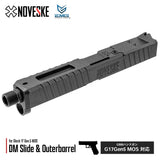 【 NOVESKE (EMG) 正式ライセンス 】東京マルイ G17 Gen.5 MOS 対応 DM カスタムスライド & アウターバレル セット CNC6061アルミニウム合金 ハードアナダイズド仕上げ