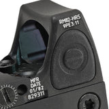 ★大光量レティクル搭載 2025ver★【 Holy Warrior 製 】Trijicon RMR ドットサイト アルミニウム合金製 マウント2種 セット / BK(ブラック)
