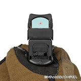 ★大光量レティクル搭載 2025ver★【 Holy Warrior 製 】Trijicon RMR ドットサイト アルミニウム合金製 マウント2種 セット / BK(ブラック)