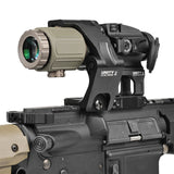 【 WADSN 製 】G33/G43 対応 UNITY TACTICAL FAST OMNI マウント レプリカ マグニファイアマウント / BK(ブラック)
