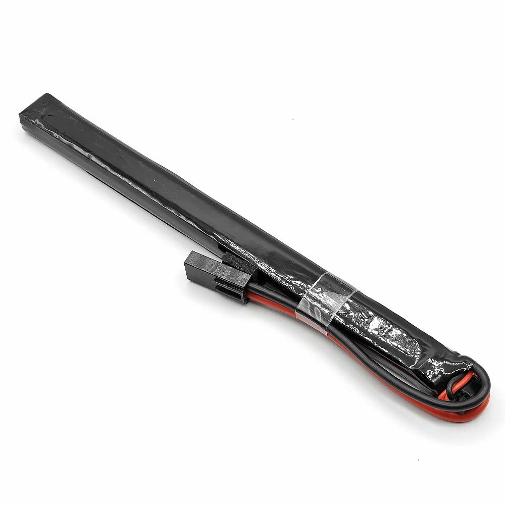 AK/MP5K ロングスティック型】 OPTION No.1 BigPower LiPoバッテリー 7.4V 1100mAh 30C [G –  エアガン市場 本店