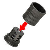 【 5KU 製 】14mm逆ネジ 対応 JMAC 360 X37 AK マズルブレーキ ＆ ブラストシールド セット レプリカ スチールCNC