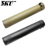 【 5KU 製 】 14mm逆ネジ 対応 レプリカ Surefire SOCOM762 RC-2  サプレッサー （サイレンサー）& 4Prong フラッシュハイダー セット 刻印入り[ 5KU-216 ]