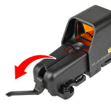 【 Holy Warrior 製 】 EOTech 553 ホロサイト (ドットサイト) レプリカ 新型サークルレティクル ルビーコーティングモデル 20mmレール対応 BK ブラック