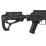 【 5KU 製 】[GHK / LCT / CYMA] AKS74U AK105 対応 M4 ストック アダプター ( ストックパイプ / バッファーチューブ ) 6ポジション アルミ製 [ 5KU-214 ]