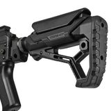 【 5KU 製 】[GHK / LCT / CYMA] AKS74U AK105 対応 M4 ストック アダプター ( ストックパイプ / バッファーチューブ ) 6ポジション アルミ製 [ 5KU-214 ]