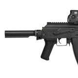 【 5KU 製 】[GHK / LCT / CYMA] AKS74U AK105 対応 M4 ストック アダプター ( ストックパイプ / バッファーチューブ ) 6ポジション アルミ製 [ 5KU-214 ]