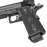 【 5KU 製 】 東京マルイ ハイキャパ 対応 STIタイプ カスタム ナイロン グリップ 樹脂製 ハンマースプリング組込済 [ 5KU-470 ]