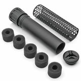 【 5KU 製 】14mm逆ネジ 対応 KAC 556 QDC サプレッサー & QDC 3Prong フラッシュハイダー レプリカ セット [ 5KU-205-B ]
