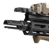 【 5KU 製 】14mm逆ネジ 対応 KAC 556 QDC サプレッサー & QDC 3Prong フラッシュハイダー レプリカ セット [ 5KU-205-B ]