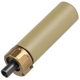【 5KU 製 】VFC/KSC/KWA MP7シリーズ専用 SUREFIRE SOCOM46-MINI サプレッサー ＆ 12mm正ネジ フラッシュハイダー レプリカセット アルミ＆スチール