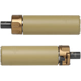 【 5KU 製 】VFC/KSC/KWA MP7シリーズ専用 SUREFIRE SOCOM46-MINI サプレッサー ＆ 12mm正ネジ フラッシュハイダー レプリカセット アルミ＆スチール