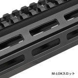 【 5KU 製 】 東京マルイ M4シリーズ 対応 GEISSELEタイプ SMR Mk8 M-LOK ハンドガード 7インチ [ 5KU-297 ]