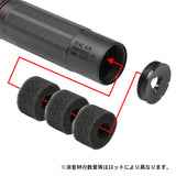 【 5KU 製 】14mm 逆ネジ 対応 Dead Air SANDMAN-K サイレンサー サプレッサー ＆ KeyMo フラッシュハイダー セット [ 5KU-315 ]