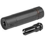 【 5KU 製 】14mm 逆ネジ 対応 Dead Air SANDMAN-K サイレンサー サプレッサー ＆ KeyMo フラッシュハイダー セット [ 5KU-315 ]