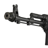 【 5KU 製 】14mm逆ネジ 対応 JMAC 360 X37 AK マズルブレーキ ＆ ブラストシールド セット レプリカ スチールCNC