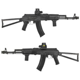 【 5KU 製 】14mm逆ネジ 対応 JMAC 360 X37 AK マズルブレーキ ＆ ブラストシールド セット レプリカ スチールCNC