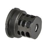 【 5KU 製 】14mm逆ネジ 対応 JMAC 360 X37 AK マズルブレーキ ＆ ブラストシールド セット レプリカ スチールCNC