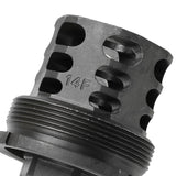 【 5KU 製 】14mm逆ネジ 対応 JMAC 360 X37 AK マズルブレーキ ＆ ブラストシールド セット レプリカ スチールCNC