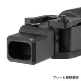 【 5KU 製 】GHK GBB AKM V2対応 Zenit PT-5 AKストック レプリカ 伸縮＆折り畳み可 可変チークパッド付 アルミ＆ラバー BK ブラック