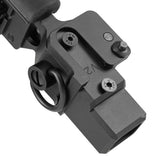 【 5KU 製 】GHK GBB AKM V2対応 Zenit PT-5 AKストック レプリカ 伸縮＆折り畳み可 可変チークパッド付 アルミ＆ラバー BK ブラック