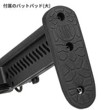 【 5KU 製 】GHK GBB AKM V2対応 Zenit PT-5 AKストック レプリカ 伸縮＆折り畳み可 可変チークパッド付 アルミ＆ラバー BK ブラック