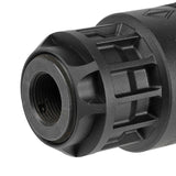 【 5KU 製 】 14mm 逆ネジ対応 SCI-SIX サイレンサー & フラッシュハイダー セット レプリカ ver.2 トレーサユニット内蔵可能 アルミ合金/スチール製