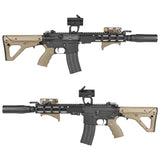 【 5KU 製 】 14mm 逆ネジ対応 SCI-SIX サイレンサー & フラッシュハイダー セット レプリカ ver.2 トレーサユニット内蔵可能 アルミ合金/スチール製