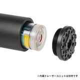 【 5KU 製 】 14mm 逆ネジ対応 SCI-SIX サイレンサー & フラッシュハイダー セット レプリカ ver.2 トレーサユニット内蔵可能 アルミ合金/スチール製