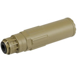 【 5KU 製 】 14mm 逆ネジ対応 SCI-SIX サイレンサー & フラッシュハイダー セット レプリカ ver.2 トレーサユニット内蔵可能 アルミ合金/スチール製