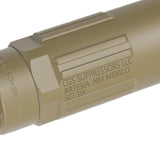 【 5KU 製 】 14mm 逆ネジ対応 SCI-SIX サイレンサー & フラッシュハイダー セット レプリカ ver.2 トレーサユニット内蔵可能 アルミ合金/スチール製