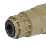 【 5KU 製 】 14mm 逆ネジ対応 SCI-SIX サイレンサー & フラッシュハイダー セット レプリカ ver.2 トレーサユニット内蔵可能 アルミ合金/スチール製