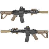 【 5KU 製 】 14mm 逆ネジ対応 SCI-SIX サイレンサー & フラッシュハイダー セット レプリカ ver.2 トレーサユニット内蔵可能 アルミ合金/スチール製