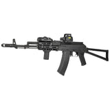 【 5KU 製 】東京マルイ GBB AKM 対応 M-LOK ハンドガード KPYK CRC 1U040 レプリカ アルミ合金製 アナダイズド仕上げ / BK(ブラック)