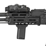 【 5KU 製 】東京マルイ GBB AKM 対応 M-LOK ハンドガード KPYK CRC 1U040 レプリカ アルミ合金製 アナダイズド仕上げ / BK(ブラック)
