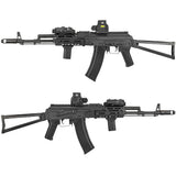 【 5KU 製 】東京マルイ GBB AKM 対応 M-LOK ハンドガード KPYK CRC 1U040 レプリカ アルミ合金製 アナダイズド仕上げ / BK(ブラック)