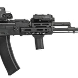 【 5KU 製 】東京マルイ GBB AKM 対応 M-LOK ハンドガード KPYK CRC 1U040 レプリカ アルミ合金製 アナダイズド仕上げ / BK(ブラック)