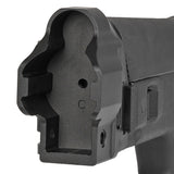 【 5KU 製 】 スタンダード電動ガン MP5シリーズ 対応 MASADA ACR スタイル ストック & MP5ストックアダプター セット 強化ポリマー アルミCNC 7ポジション / BK(ブラック)