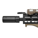 【 5KU 製 】14mm逆ネジ 対応 マズルフラッシュ＆フルオートトレーサー 内蔵 SF WARDEN フラッシュサプレッサー レプリカ アルミ合金製 ハイサイクル対応 3.7v リチウム電池内蔵