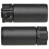 【 5KU 製 】14mm逆ネジ 対応 マズルフラッシュ＆フルオートトレーサー 内蔵 SF WARDEN フラッシュサプレッサー レプリカ アルミ合金製 ハイサイクル対応 3.7v リチウム電池内蔵