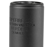 【 5KU 製 】14mm逆ネジ 対応 マズルフラッシュ＆フルオートトレーサー 内蔵 SF WARDEN フラッシュサプレッサー レプリカ アルミ合金製 ハイサイクル対応 3.7v リチウム電池内蔵