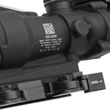 ★フルカスタム済み★【 Evolution Gear 製 】 Trijicon TA31 ACOG 4x32 スコープ レプリカ ( LT100 QDマウント & RMRドットサイト & キルフラッシュ付き） 4倍率 光ファイバー搭載 リアル刻印