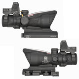★フルカスタム済み★【 Evolution Gear 製 】 Trijicon TA31 ACOG 4x32 スコープ レプリカ ( LT100 QDマウント & RMRドットサイト & キルフラッシュ付き） 4倍率 光ファイバー搭載 リアル刻印