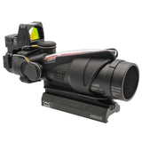 ★フルカスタム済み★【 Evolution Gear 製 】 Trijicon TA31 ACOG 4x32 スコープ レプリカ ( LT100 QDマウント & RMRドットサイト & キルフラッシュ付き） 4倍率 光ファイバー搭載 リアル刻印