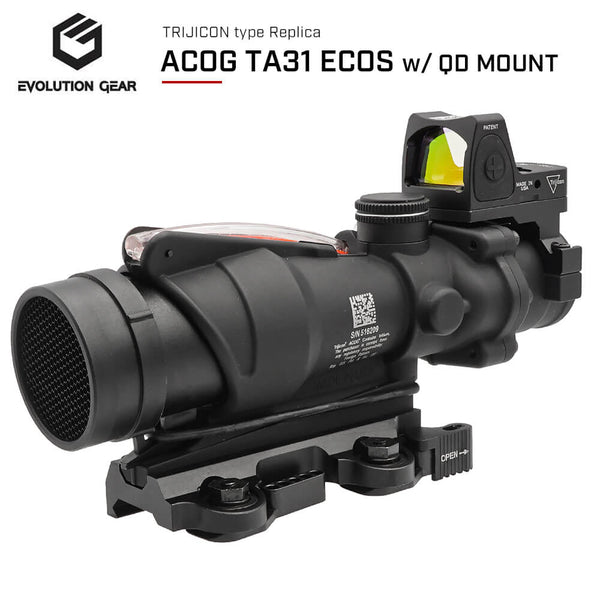 【 Evolution Gear 製 】Trijicon ACOG TA31 ECOS レプリカ ...