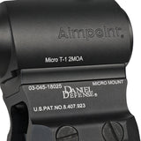 【 Evolution Gear 製 】 Aimpoint Micro T-1 ドットサイト本体 ＆ DD Micro Mount レプリカ レプリカ セット 6068アルミニウム合金製